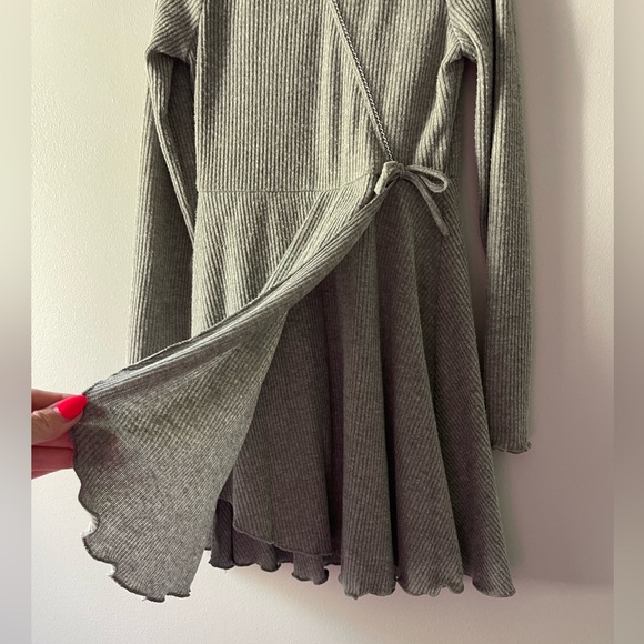 Art Class Girls Gray Long Sleeve Dress - Picture 9 of 9